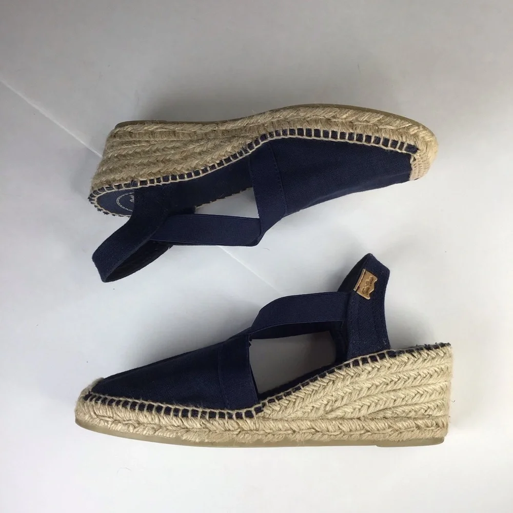 Toni Pons 'Ter' Slingback Espadrille Sandal in Navy Size EU39. - Picture 7 of 8